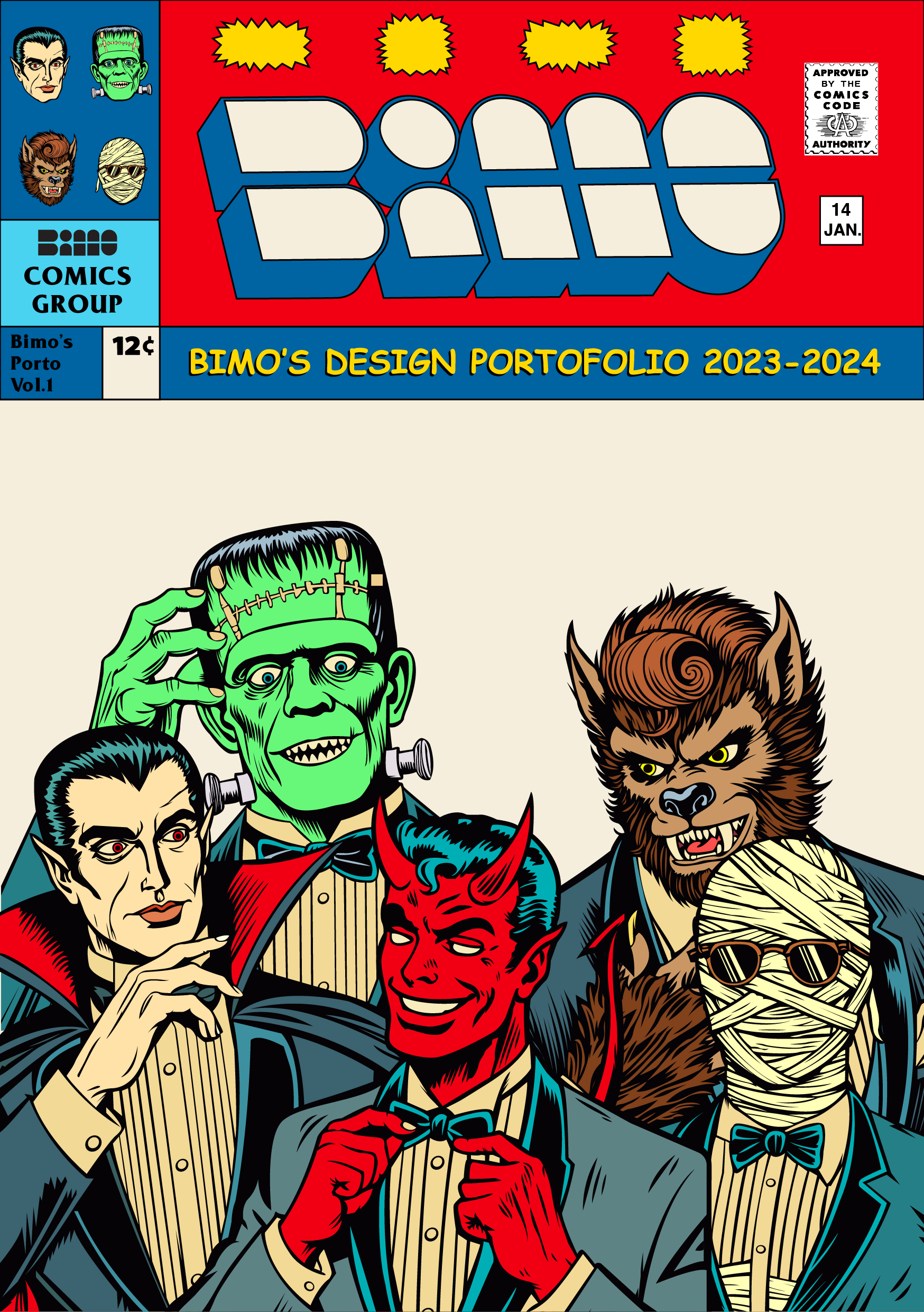 Retro Comic Portfolio